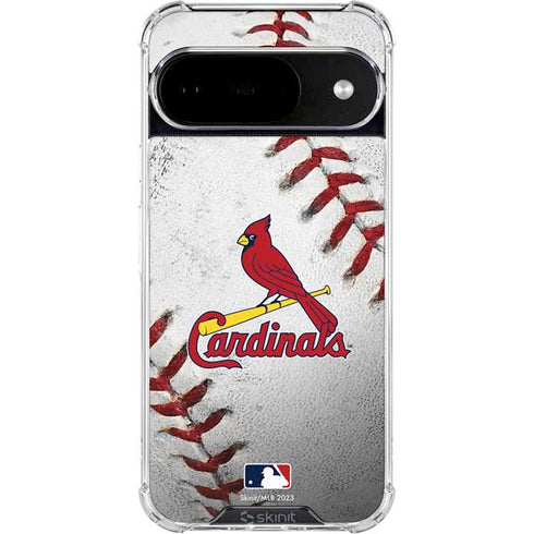 MLB St. Louis Cardinals Game Ball Google Pixel 10 Clear Case